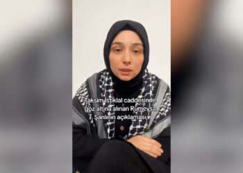 TERS KELEPÇE İLE GÖZALTINA ALINAN RÜMEYSA ŞANLI AÇIKLAMALARDA BULUNDU