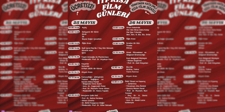 İTF SİNEMA KULÜBÜNDEN KISA FİLM GÜNLERİ