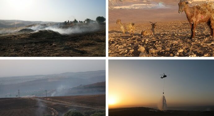 Yangın Gece Boyunca Sürdü
