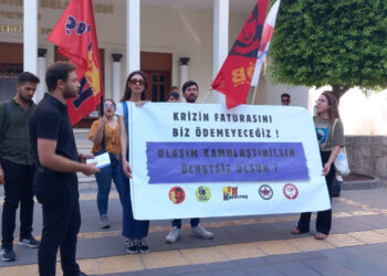 Gençlik Örgütlerinden ‘Ücretsiz Ulaşım’ Eylemi