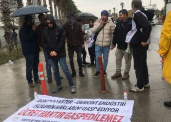 Eylemdeki İşçiler Gözaltına Alındı