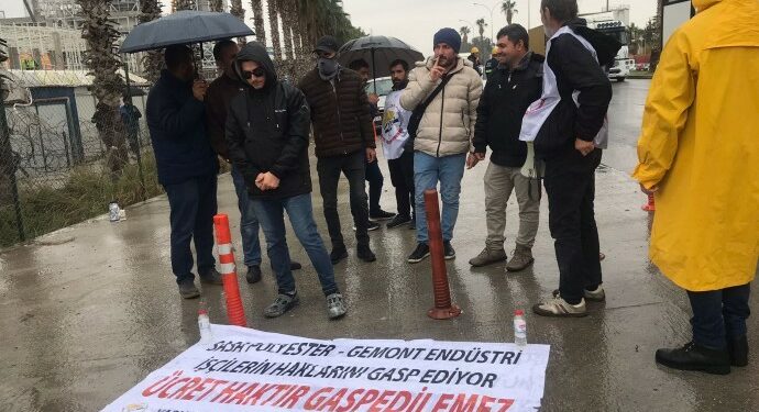 Eylemdeki İşçiler Gözaltına Alındı