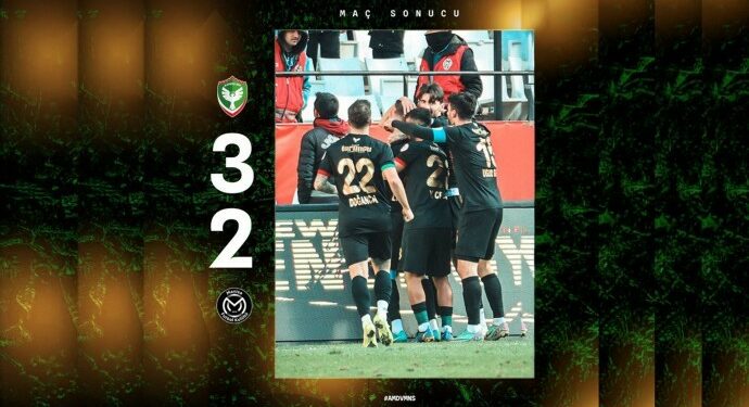 Amedspor Sahadan Galibiyetle Ayrıldı