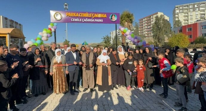 Cizîr’de Cemile Çağırga Parkı Açıldı
