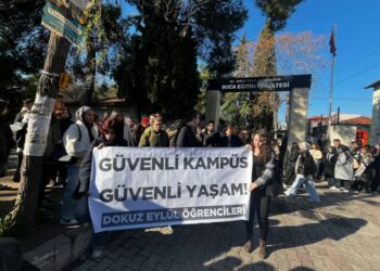 “Dokuz Eylül’de Taciz Protestosu”