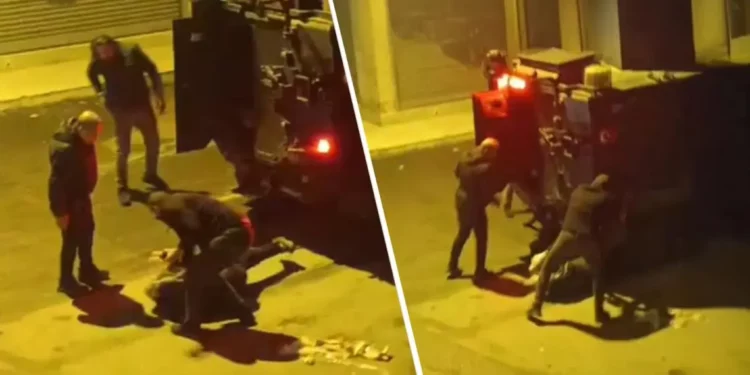 Polisler Zırhlı Araçla Çarptıkları Genci Gözaltına Aldı