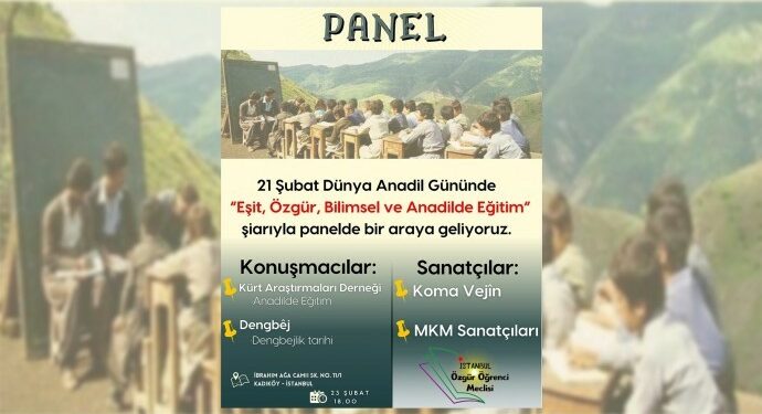 Öğrenciler ‘Anadilde Eğitim’ Paneli Düzenliyor