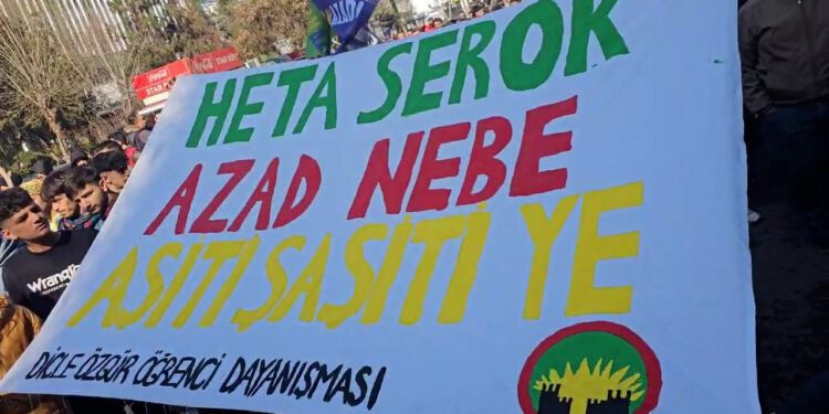 Amed’te “Barış için özgürlük” Mitingi Düzenleniyor