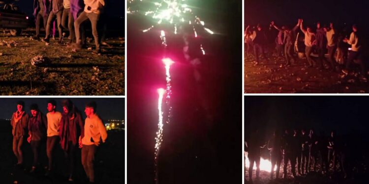 Gençlerden Hewag’ta Newroz Kutlaması