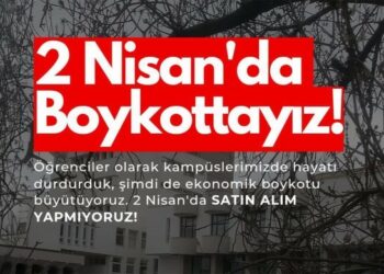 Öğrencilerden Ekonomik Boykot Çağrısı