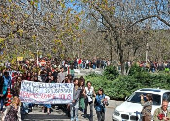 “ODTÜ’de Kayyum Rektör Protestosu”