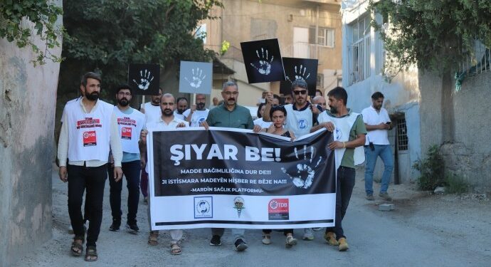 Mêrdîn’de Uyuşturucuya Karşı Yürüyüş