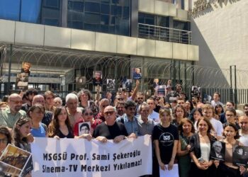MSGSÜ Sinema-TV Merkezi’nin Yıkımına Öğrenci ve Sanatçılardan Tepki