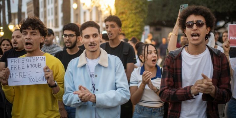 Fas’ta Gençlik Protestoları Sürüyor