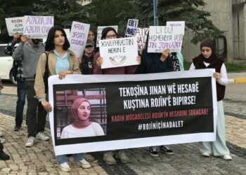 Kocaeli Üniversitesi Öğrencilerinden Rojin Kabaiş İçin Eylem