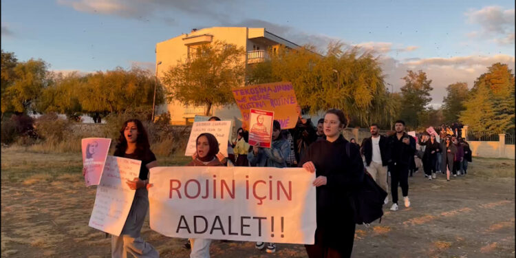 YYÜ’de Öğrencilerin Rojin Kabaiş Eylemi Sürüyor