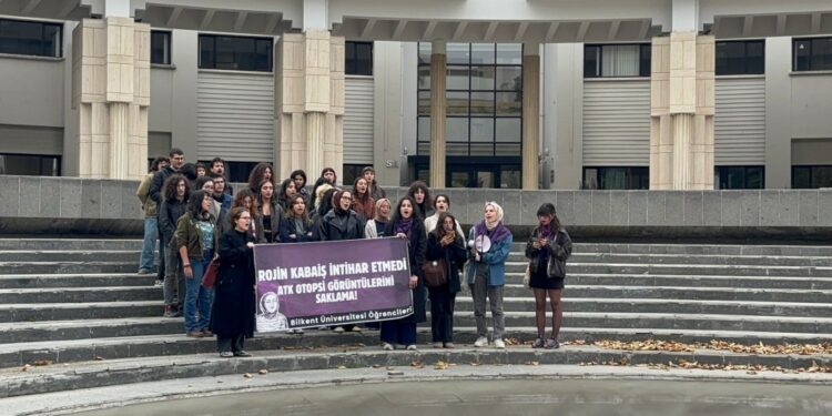 Bilkent Üniversitesi’nde Rojin Kabaiş İçin Eylem