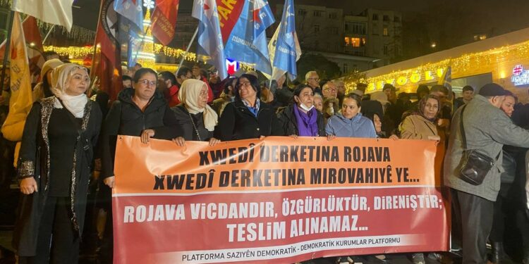 Şişhane’de Rojava Eylemine Polis Saldırısı: Çok Sayıda Genç Gözaltına Alındı