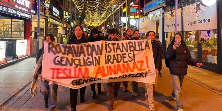 “Rojava’dan İstanbul’a Gençliğin İradesi Teslim Alınamaz”