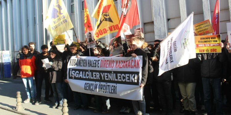 Gençlik Örgütlerinin Halep Eylemine Faşist Saldırı ve Gözaltı