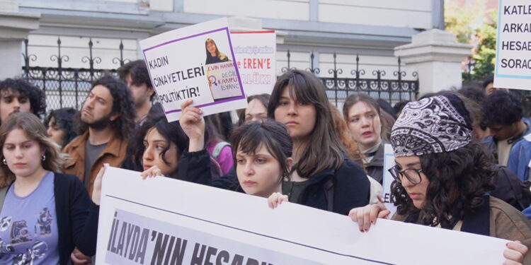 İlayda Zorlu ve Tutuklanan Gençler İçin Kadıköy’de Açıklama