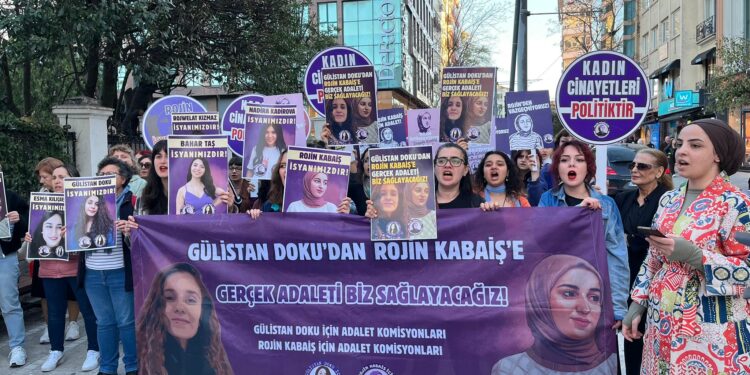 Gülistan Doku ve Rojin Kabaiş İçin Eylem