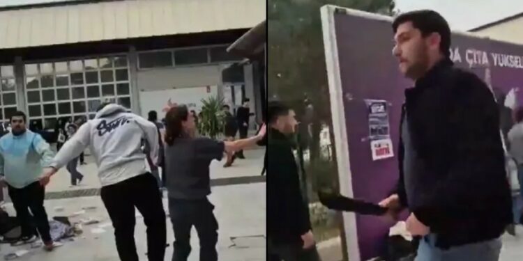 Bildiri Dağıtan Öğrencilere Palalı Saldırı