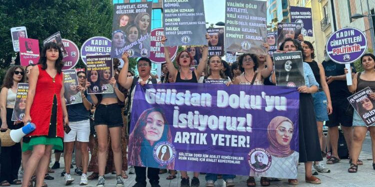 İstanbul’da Gülistan Doku İçin Eylem