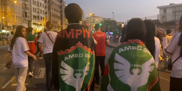 Amedspor Taraftarlarından Maç Sonrası Yürüyüş